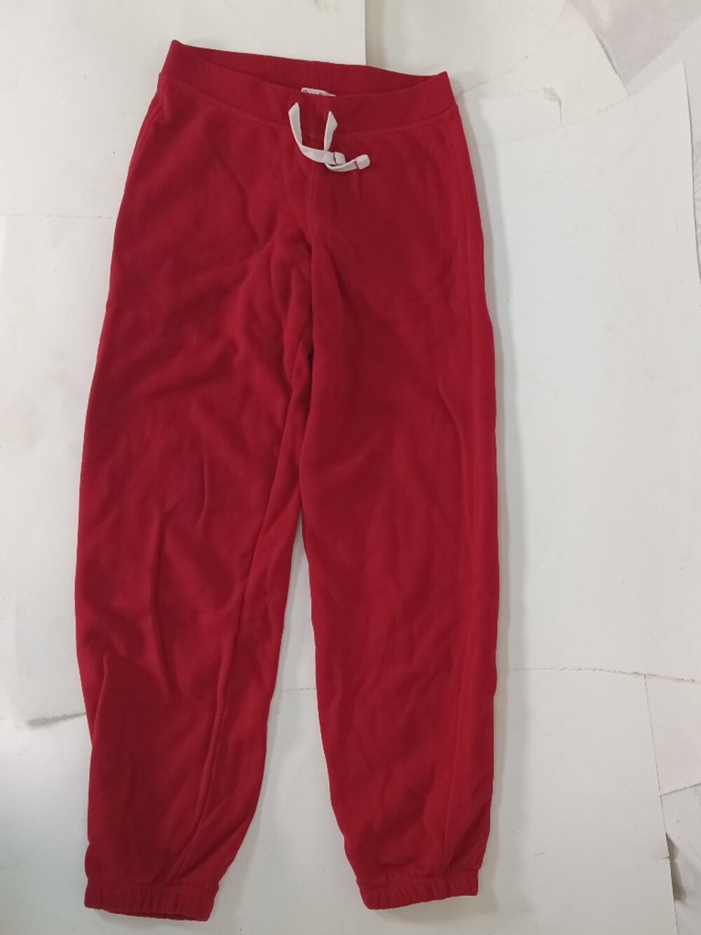 CANADIANA Youth Kids Unisex Track Pants Joggers Size 10/12 Med Red Canada